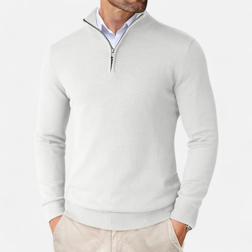 Velroismode | Men’s Slim Fit Zip-Up Sweater