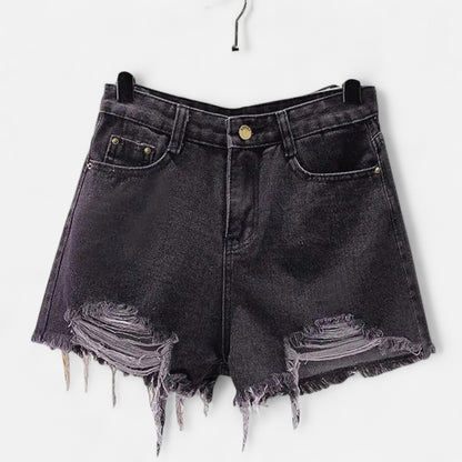 VelroisMode | Women's High-Waisted Cowboy Shorts – Effortless Elegance, Everyday Comfort