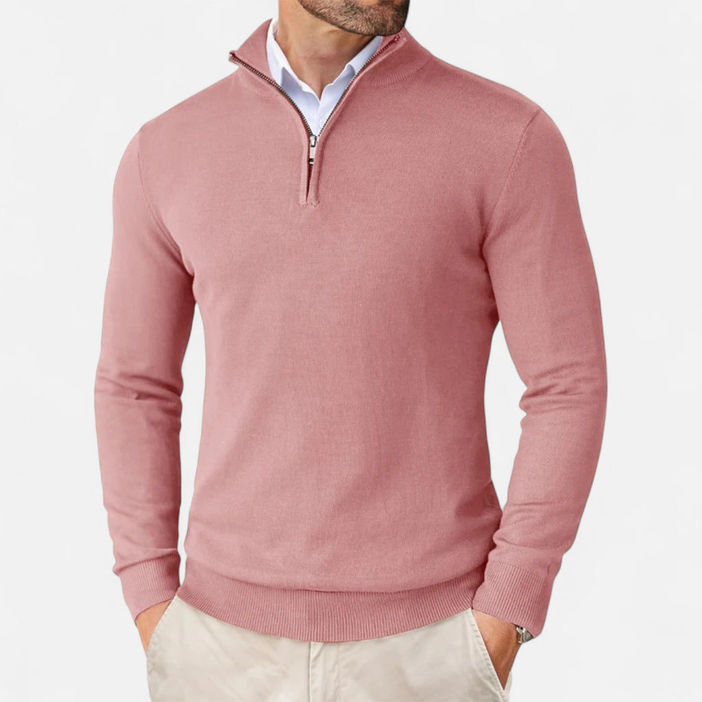 Velroismode | Men’s Slim Fit Zip-Up Sweater