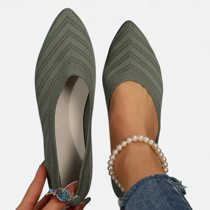 VelroisMode | Women's Flat Solid Casual Ballet Shoes – Effortless Elegance, Everyday Comfort