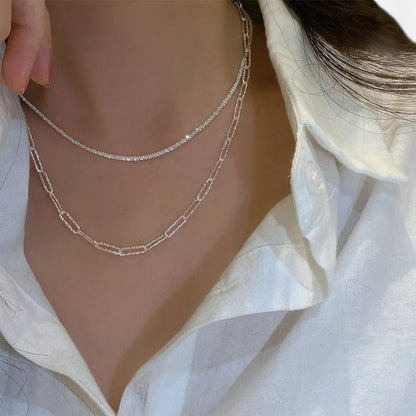 VelroisMode | Sparkling Necklace Chain – Radiant Elegance, Everyday Luxury