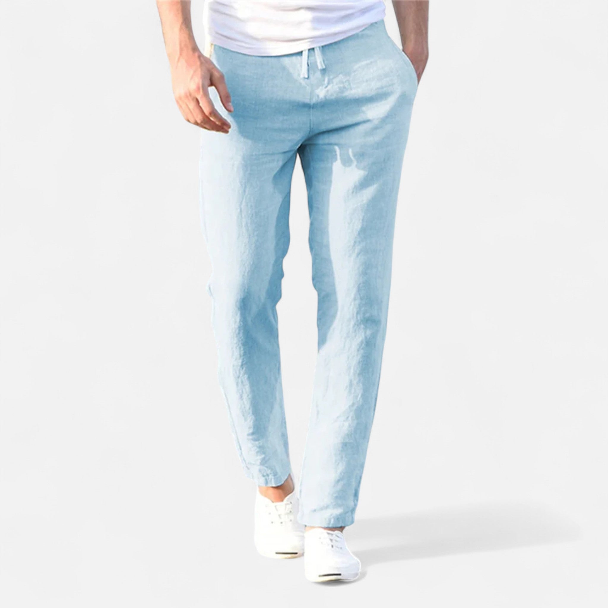 Velroismode | Men’s Slim Fit Trousers Business Pants