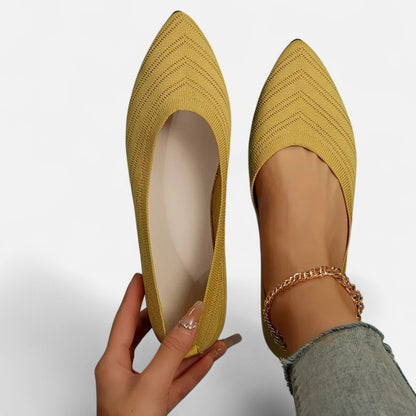 VelroisMode | Women's Flat Solid Casual Ballet Shoes – Effortless Elegance, Everyday Comfort