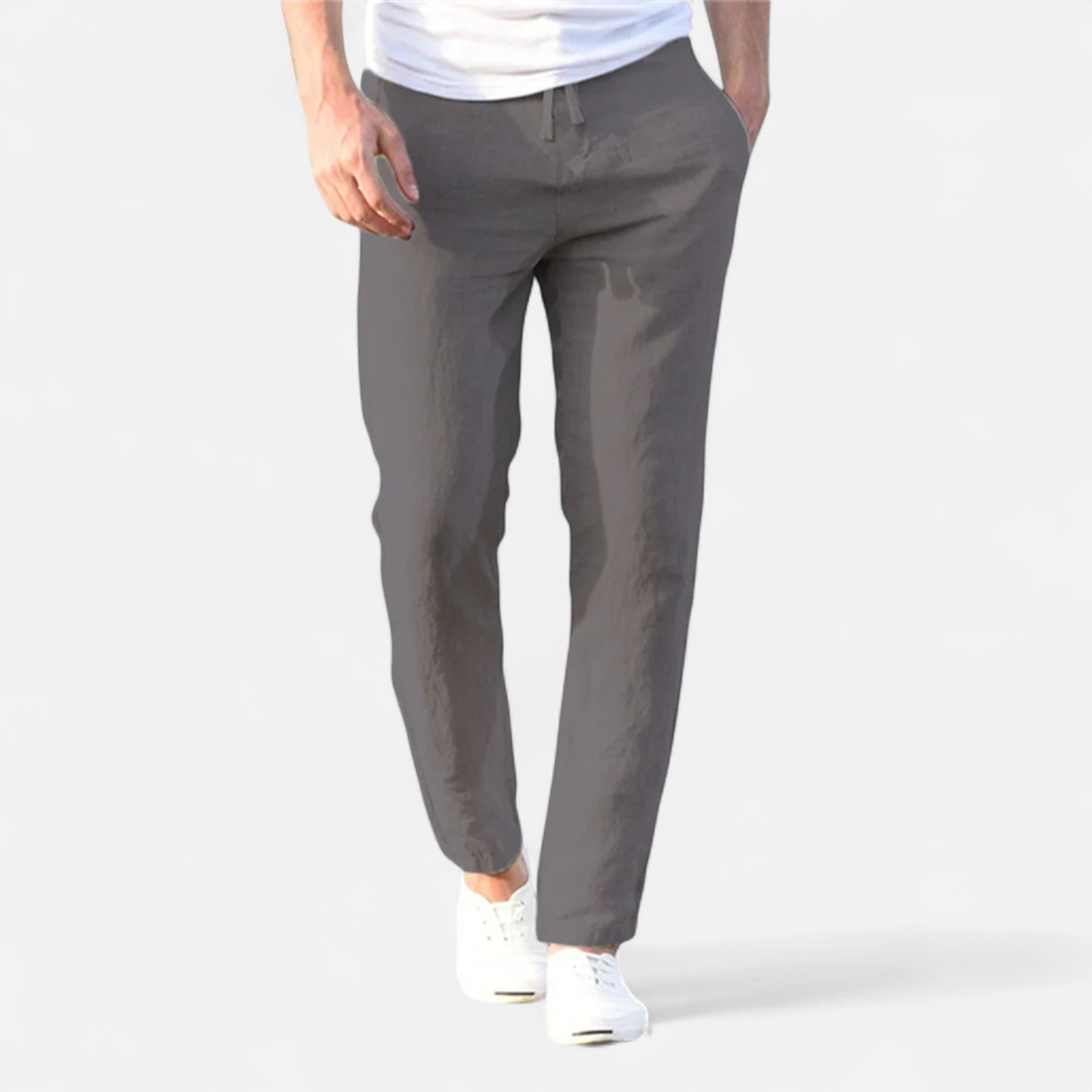 Velroismode | Men’s Slim Fit Trousers Business Pants