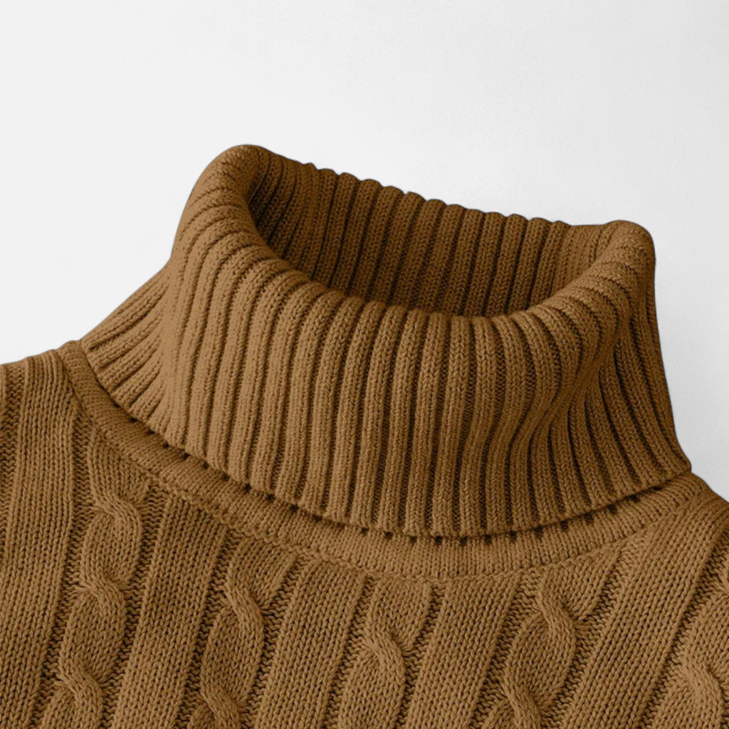 Velroismode | Men’s High Neck Turtleneck Sweater